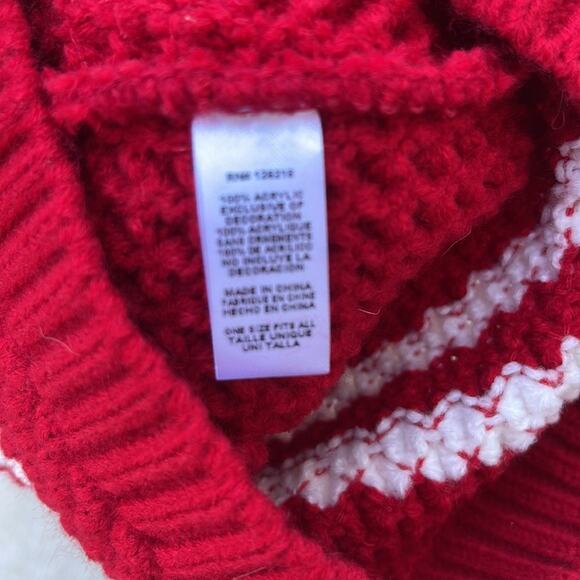 Coca Cola red & white pompom beanie hat - Picture 3 of 6